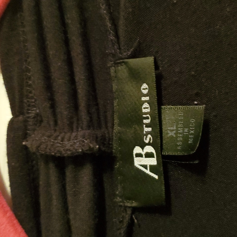 AB STUDIO Black and Gray Blouse - Picture 3 of 3